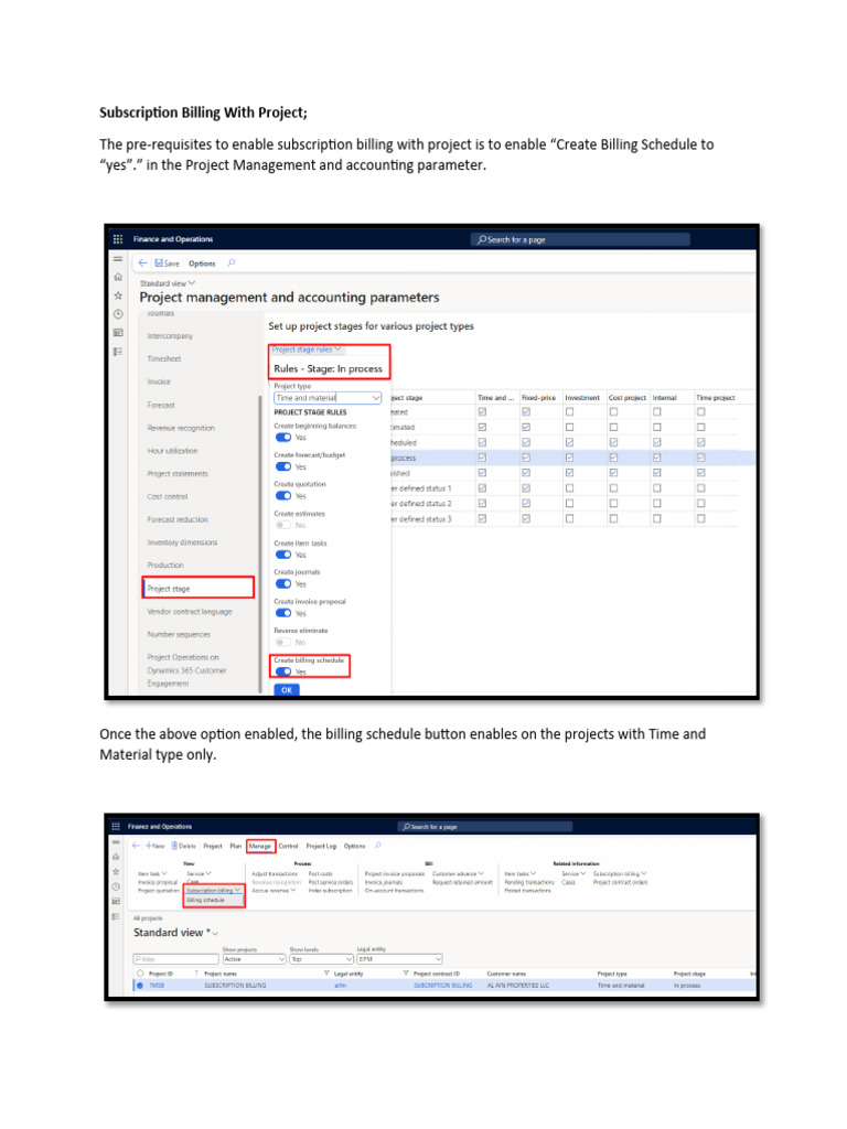 Subscription Billing Setup Guide | PDF