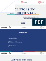 Contenido Temático Tema 1 Política en Salud Mental