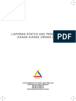 Laporan Status Hak Pendidikan Kanak Kanak Orang Asli 2010