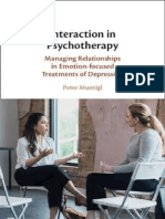 Peter Muntigl - Interaction in Psychotherapy - Managing Relationships in Emotion-Focused Treatments of Depression-Cambridge University Press (2024)