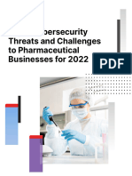 Top 5 Cybersecurity Threats and Challenges To Pharmaceutical Businesses For 2022