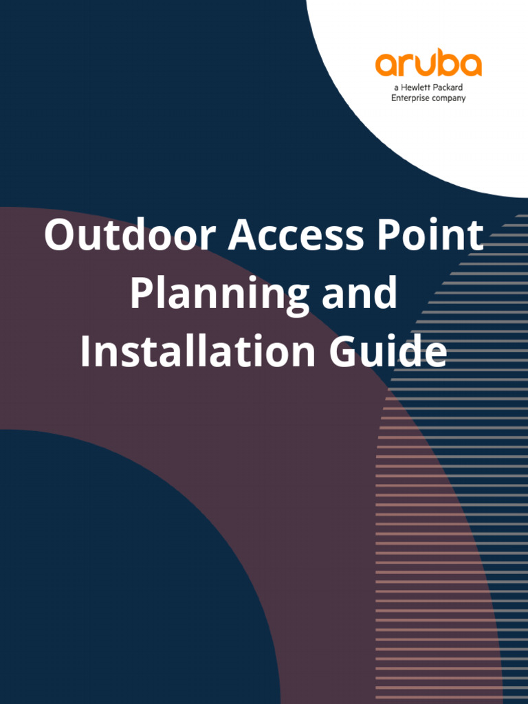 Outdoor AP Planning and Installation Guide | PDF | Wireless Access ...