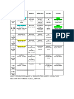 Horarios 1ero 2024