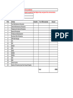 Investment Proof Document Checklist - XLSX - Checklist