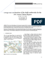 Design and Construction of The Chalk Earthworks For The A41 Aston Clinton Bypass