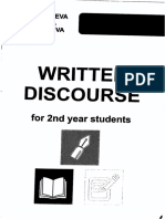 Written Discourse: For 2nd Year Students