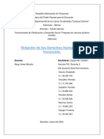 Violación de Los Derechos Humanos