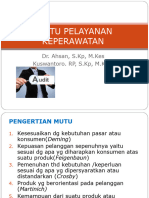 Mutu Pelayanan Keperawatan