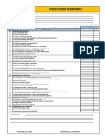 Inspección de Herramienta