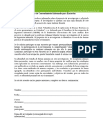 Protocolo de Consentimiento Aplicación de Encuestas - M