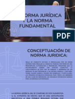 La Norma Jurídica y La Norma Fundamental