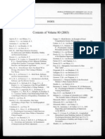 Journal of Personality Assessment 2003 - Vol 80 Index & Table of Contents
