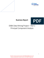 Data Mining Project DSBA PCA Report