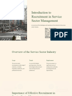 HRM in Service Sector Management (Latest)