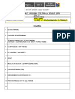 5 Temario y Prueba Por Área y Grado 2023