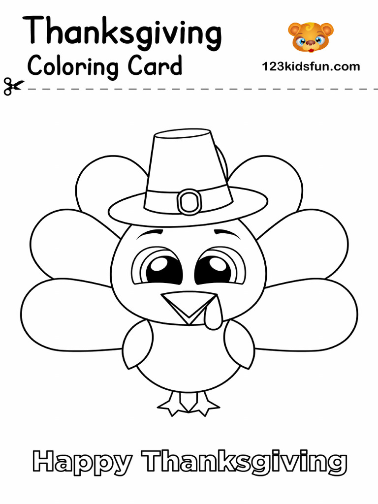 Thanksgiving Cards For Kids 02 | PDF