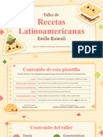 Latin America Kawaii-Style Recipes Workshop by Slidesgo