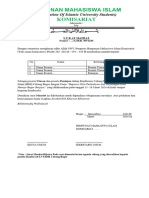 Format Balasan Peserta Utusan Dan Peninjau Komisarat