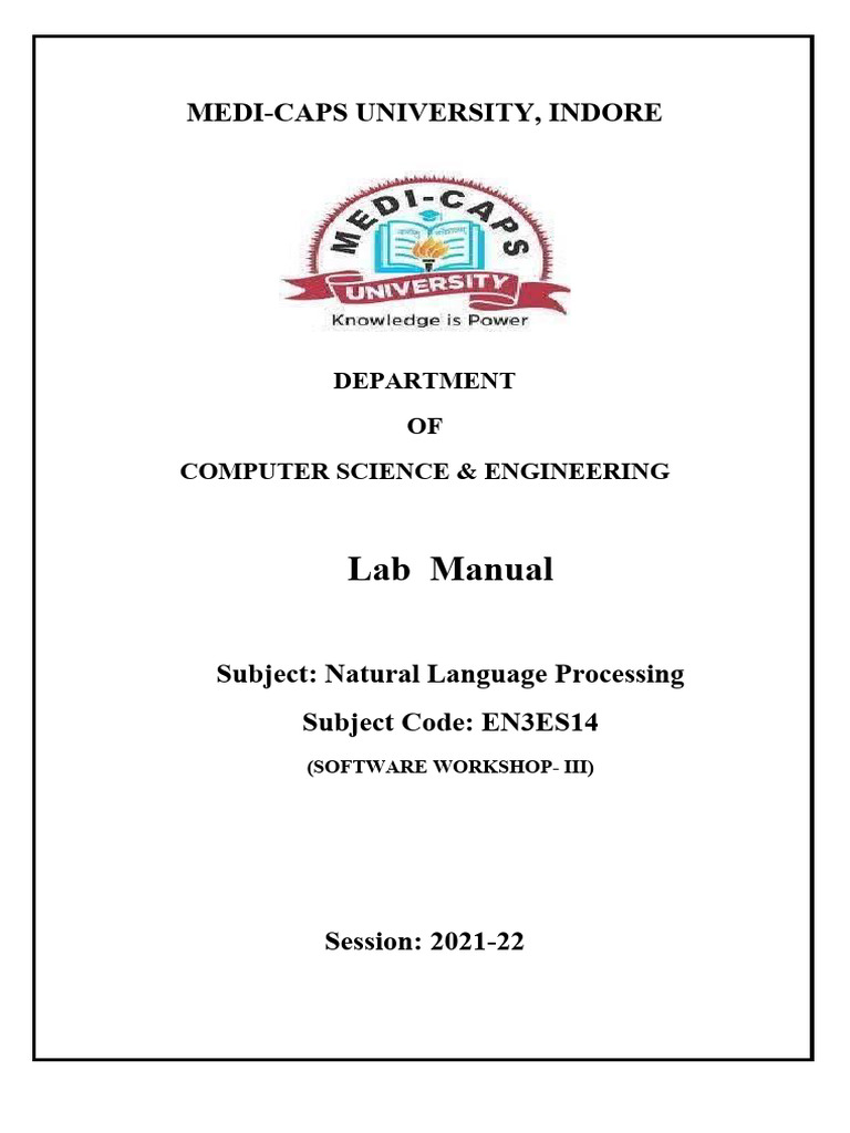 Lab Manual Format PDF Morphology (Linguistics) Word