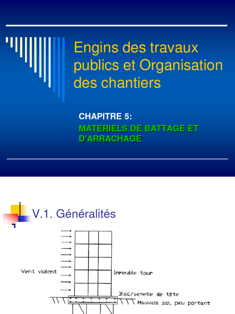 Engins Chap 5 10pages | PDF | Fondation profonde
