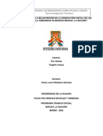 Propuesta de Monografía Como Opción A Grado Tipo Investigación Formativa