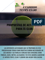 Propuestas Ec. Tenis