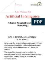 Chapter 8 - Expert Systems & Reasoning