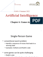 Chapter 6 - AI and Games