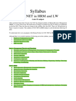 Syllabus Paper 2 HRM
