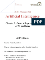 Chapter 2 - General Representation of AI Problems