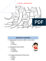 Práctica Del Sistema Planetario