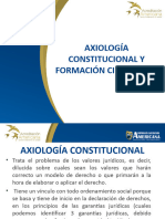 Axiolgía Constitucional y Formación Ciudadana Semana 3