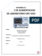 Informe N2 Fuente de Poder