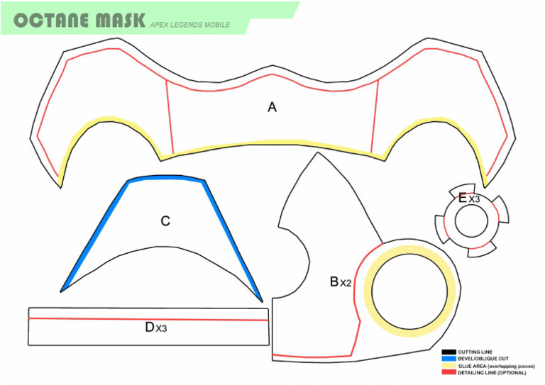 Octane Apex Legends Mask | PDF