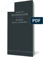 Martin Heidegger Despre Miza Gandirii Zu