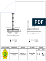 Detail Pondasi Tampak Atas Pondasi