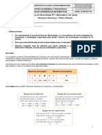 Guia Numeros Romanos Grado Tercero 2024-Primer Corte - Periodo 1