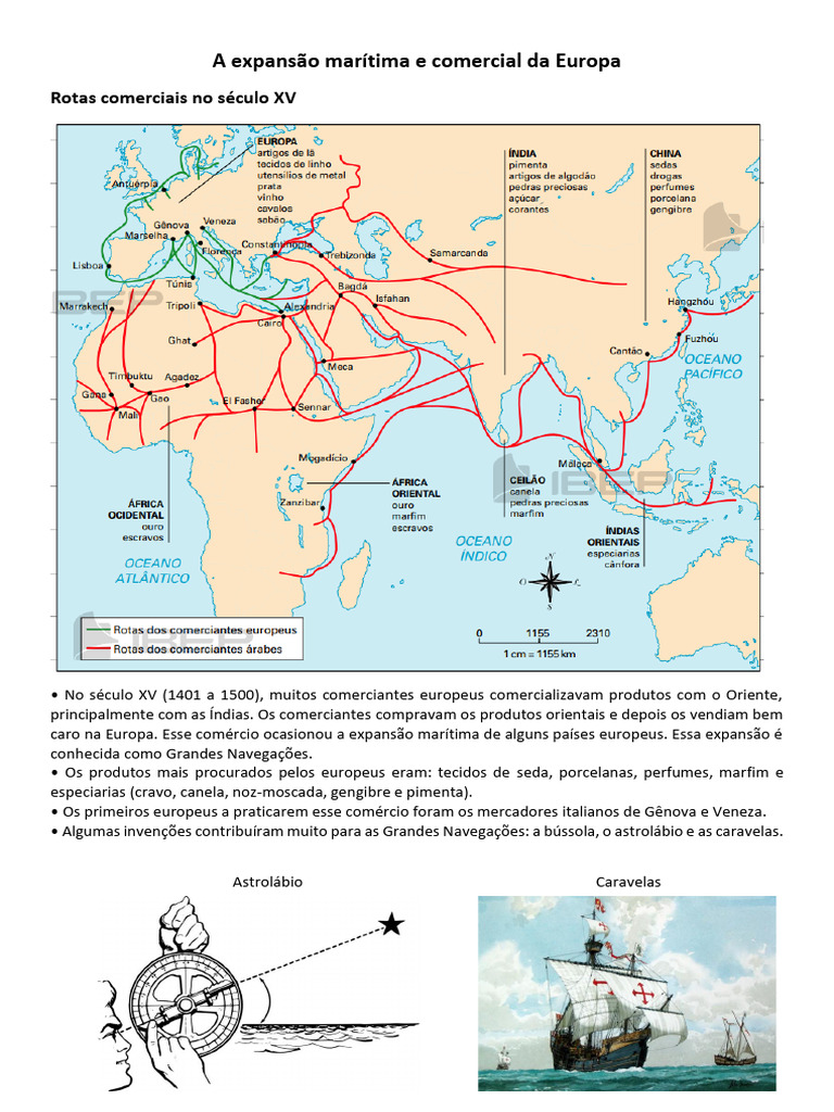 Expansão Marítima e Comercial Europeia | PDF