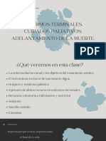 Enfermos Terminales. Cuidados Paliativos. Adelantamiento de La Muerte