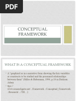 Developing A Conceptual Framework