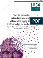 Plan de Cuidados Estandarizado en Las Diferentes Fases de La Enfermedad de Alzheimer