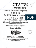 (1720) Tractatus Chronologicus A Varijs Auctoribus Compilatus. Liber Secundus (Aurelio Da Genova)