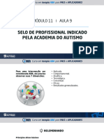 Módulo 11 ׀ Aula 9: Selo De Profissional Indicado Pela Academia Do Autismo