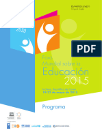 Foro Mundial Educacion 2015