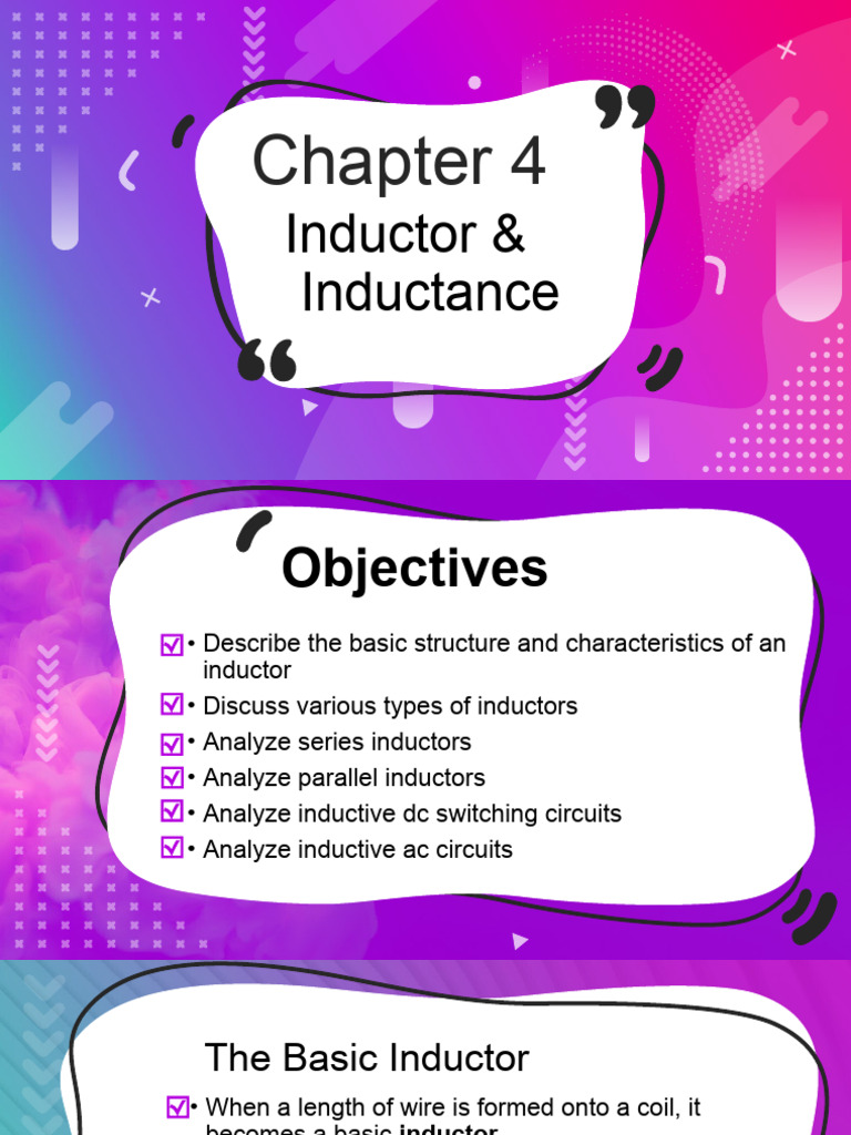 Inductor Basics and Circuit Analysis | PDF | Inductance | Inductor
