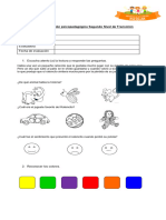 Evaluación Psicopedagogica Kinder