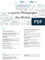 Caderno Pedagógico Das Hortas