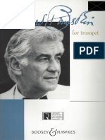 Leonard Bernstein For Trumpet