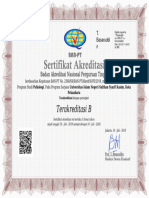 Sertifikat Akreditasi Fakultas Psikologi UIN Suska Riau