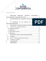 Documento de Apoyo - Regulación Emocional